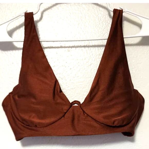 Chelsea and Violet Underwire Bralette Swim Bikini Top XL NEW - Picture 4 of 9